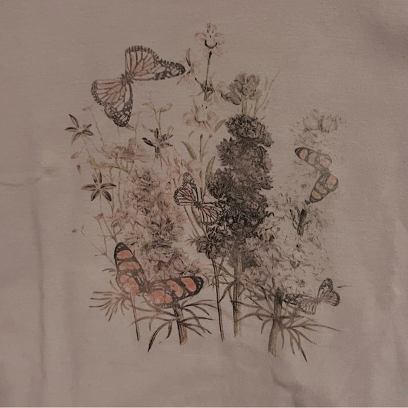 Garage Butterfly Flower Baby Tee - Picture 2 of 2